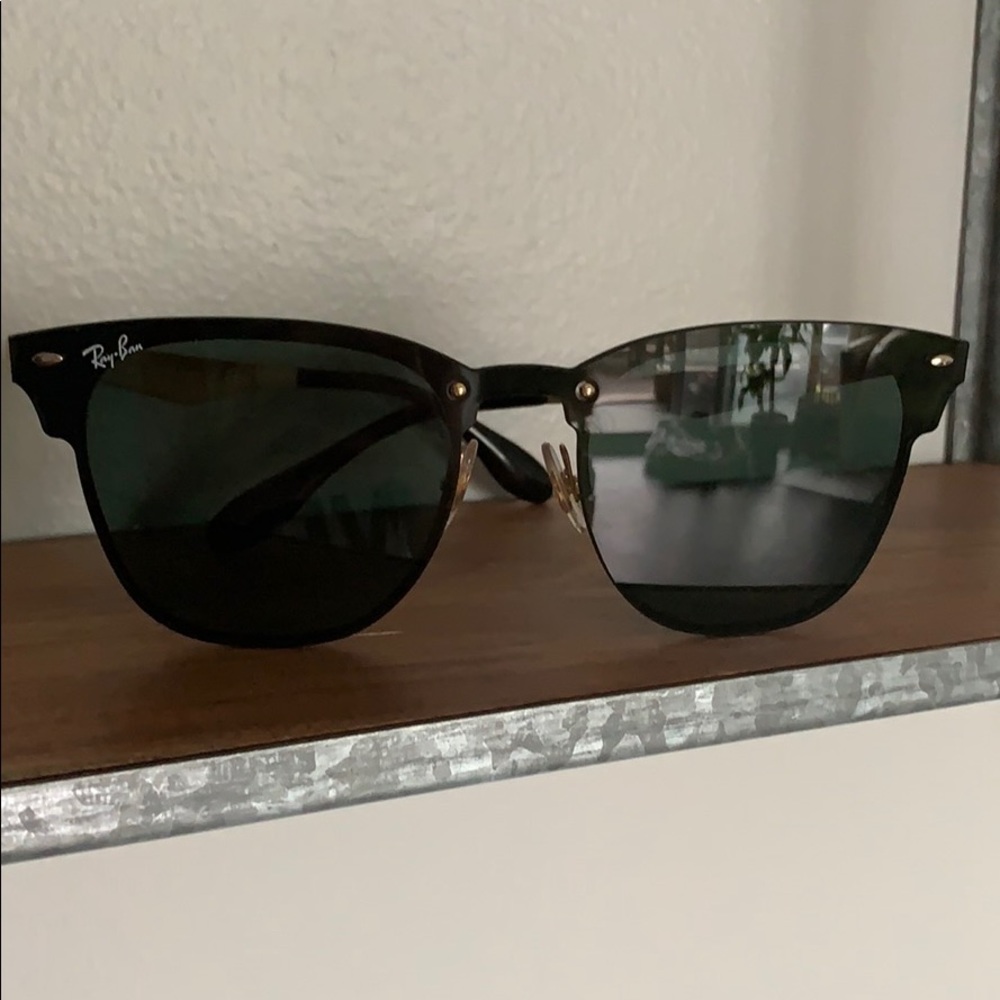 Ray Ban Blaze Clubmaster Gold